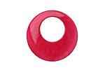 Tagua Nut Hot Pink Gypsy Hoop 25mm