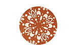 Lillypilly Bronze Kaleidoscope Anodized Aluminum Disc 25mm, 24 gauge