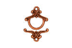 TierraCast Antique Copper (plated) Large Keepsake Toggle Clasp 16xmm,16 Bar