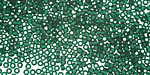 TOHO Transparent Frosted Green Emerald Round 11/0 Seed Bead