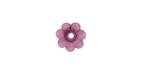 Matte Amethyst Lucite Daisy 3x10mm