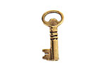 Nunn Design Antique Gold (plated) Key Toggle Bar 24x10mm
