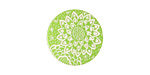 Lillypilly Lime Green Dahlia Anodized Aluminum Disc 19mm, 24 gauge
