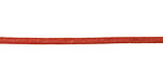 Natural Red Round Leather Cord 2mm