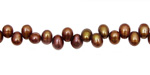 Pink Chocolate Dancing Drops 6.5-8mm