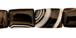 Black Sardonyx Thin Pillow 17-18x13mm
