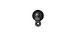 TierraCast Gunmetal Dome Ear Post 8x11mm