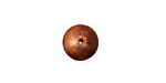 Missficklemedia Patinated Chestnut Satin Brushed Rondelle 11x17mm