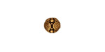 TierraCast Antique Gold (plated) Spirals Round 8mm