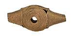 African Brass Horse Eye 39-48x19-21mm