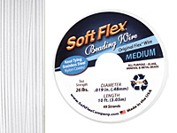 Soft Flex White Quartz .019" (Medium) 49 Strand Wire 10ft.