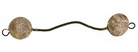 Jangles Ceramic Gray (matte) Wavy Link 56-67x11-12mm