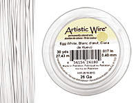 Artistic Wire Egg White 26 gauge, 30 yards