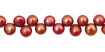 Fire Pink Dancing Button 6-6.5mm