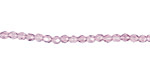 Czech Fire Polished Glass Luster Mid. Amethyst Round 3mm