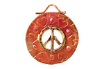 Patricia Healey Copper Peace w/ Hearts Pendant 27x30mm