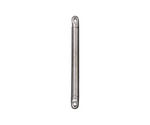 TierraCast Rhodium (plated) 1 1/4" Bead Bar Link 2x31mm
