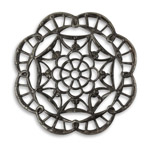 Vintaj Arte Metal Grand Kaleidoscope Filigree 40mm