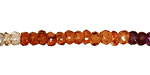 Sapphire (multi-color) Faceted Rondelle 2.5-3mm