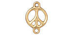 TierraCast Gold (plated) Peace Link 15x22mm