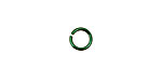 Green Anodized Aluminum Jump Ring (Saw Cut) 6mm, 20 gauge (4.1mm inside diameter)