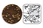Vintaj DecoEmboss Die Cherry Blossom 2 3/8"x2 5/8"