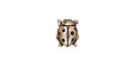 TierraCast Antique Silver (plated) Lady Bug 10x8mm
