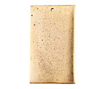Nunn Design Antique Gold (plated) Flat Grande Rectangle Tag 21x37mm