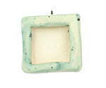 Jangles Ceramic Robin's Egg (matte) Square Bezel 28-29x31-32mm
