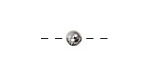 Silver (plated) Round 6mm