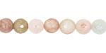 Beryl Morganite Faceted Round 8mm