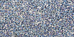 TOHO Luster Crystal (with Capri Blue Lining) Round 11/0 Seed Bead