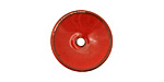 C-Koop Enameled Metal Medium Red Disc 3-4x18-20mm