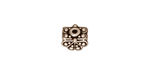 TierraCast Antique Silver (plated) Raja Pendant Cap 6x9mm