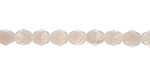 Czech Fire Polished Glass Milky Amethyst Round 6mm