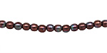 Czech Glass Luster Metallic Amethyst Round 4mm