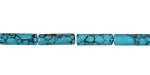 Howlite Turquoise Tube 13x4mm