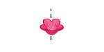 Lucite Plumeria 5 Petal Petunia Flower 7x11mm