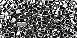 TOHO Metallic Hematite Cube 3mm Seed Bead