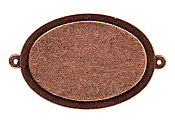 Nunn Design Antique Copper (plated) Raised Tag Grande Oval Link 51x32mm