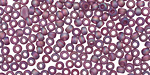 TOHO Transparent Rainbow Frosted Medium Amethyst Round 8/0 Seed Bead