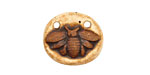 Kylie Parry Ceramic Cream Bee Connector 25x21mm