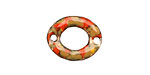 C-Koop Enameled Metal Orange Mix Small Oval Link 18-20x15-16mm