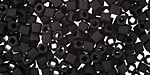 TOHO Opaque Frosted Jet Cube 3mm Seed Bead