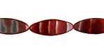 Czech Glass Pomegranate Horse Eye 18x8mm