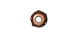 TierraCast Antique Copper (plated) Spiral Euro 6x12mm