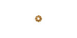 TierraCast Antique Gold (plated) Twist Heishi 4mm