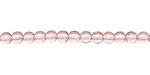 Czech Glass Light Amethyst Round 4mm