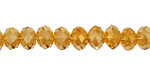 Topaz AB Crystal Faceted Rondelle 8mm