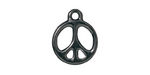 TierraCast Gunmetal Peace Charm 15x19mm